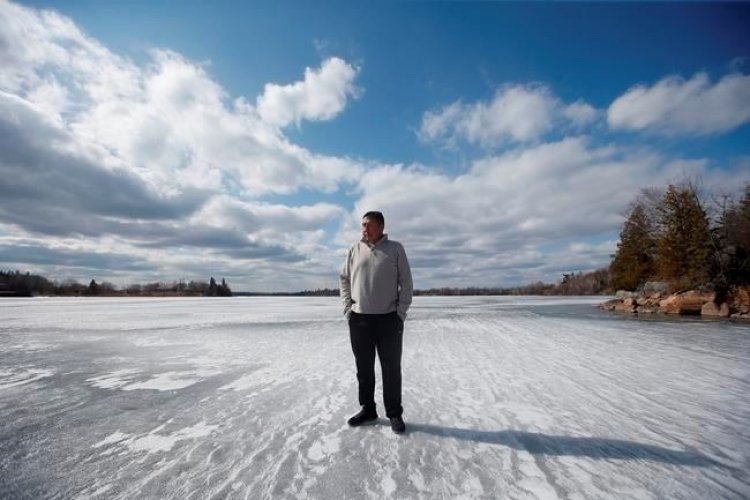 Gerald Lewis, Anishinaabe chief, lives on the source of all Winnipeg’s drinking water.