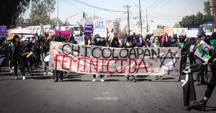 Women's protest repressed in Chicoloapan