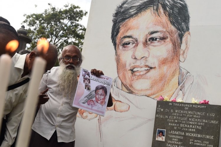 People’s Tribunal on the Murder of Journalists Will Try the Sri Lankan Government for the Murder of Lasantha Wickrematunge