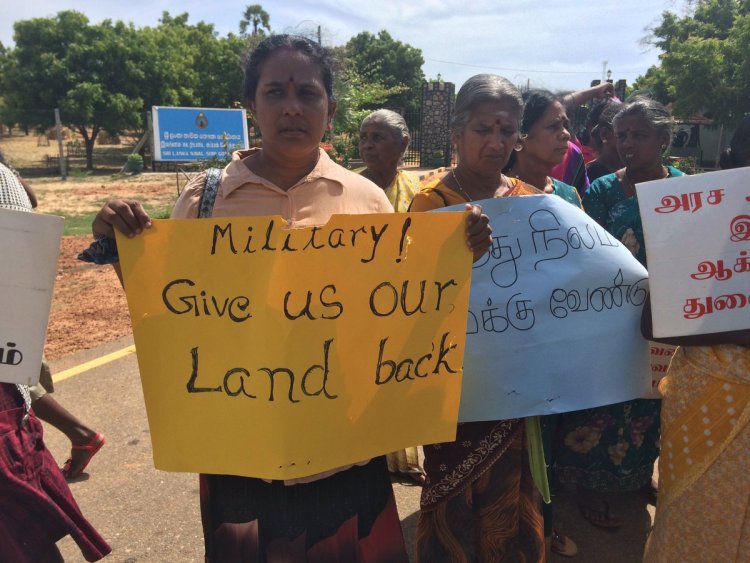 Protests over Killing of a Tamil Activist in Jaffna, Sri Lanka