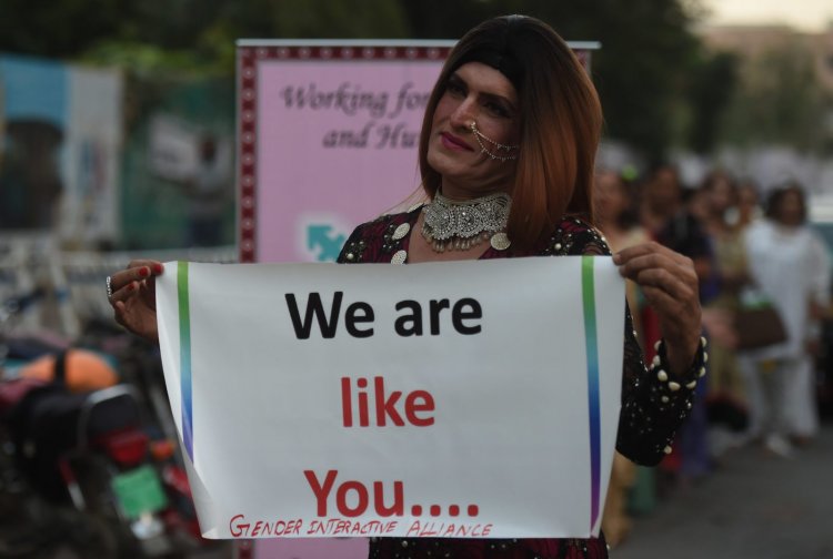 Title: Pakistan’s transgender women protest against rising tide of violence