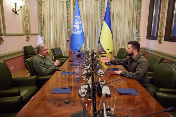 UN Chief, António Guterres, visited Ukraine and met with President Zelenskyy