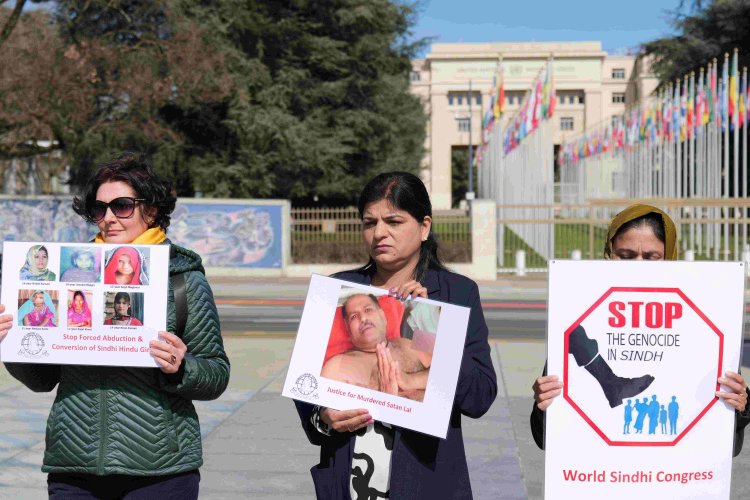 A new call for ending human rights violations against Sindhi people by World Sindhi Congress in front of UNHRC