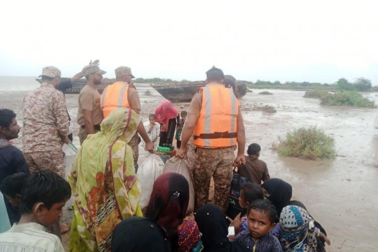 Evacuated and displaced in Pakistan as an intense cyclone is approaching